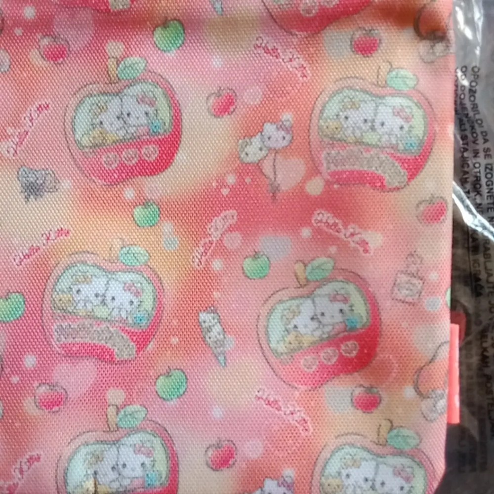 Loungefly Hello Kitty Apple Carnival Nylon Pouch NWT Sanrio - Picture 4 of 6